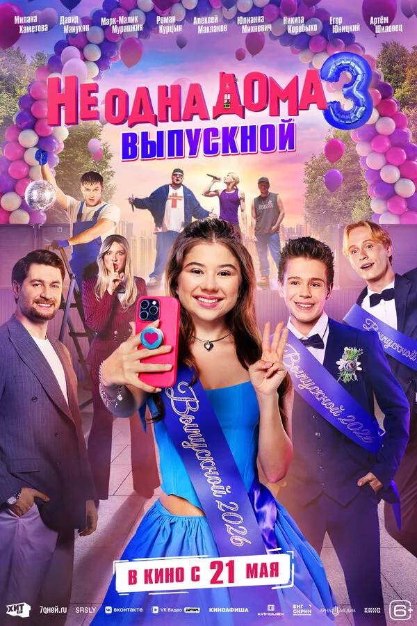 Постер Не одна дома 3. Выпускной